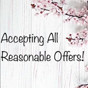 Any reasonable offers are much appreciated!